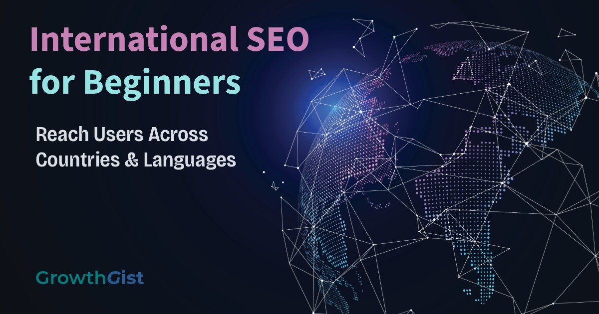 International SEO illustration showing a digital globe representing global search optimization across countries and languages.