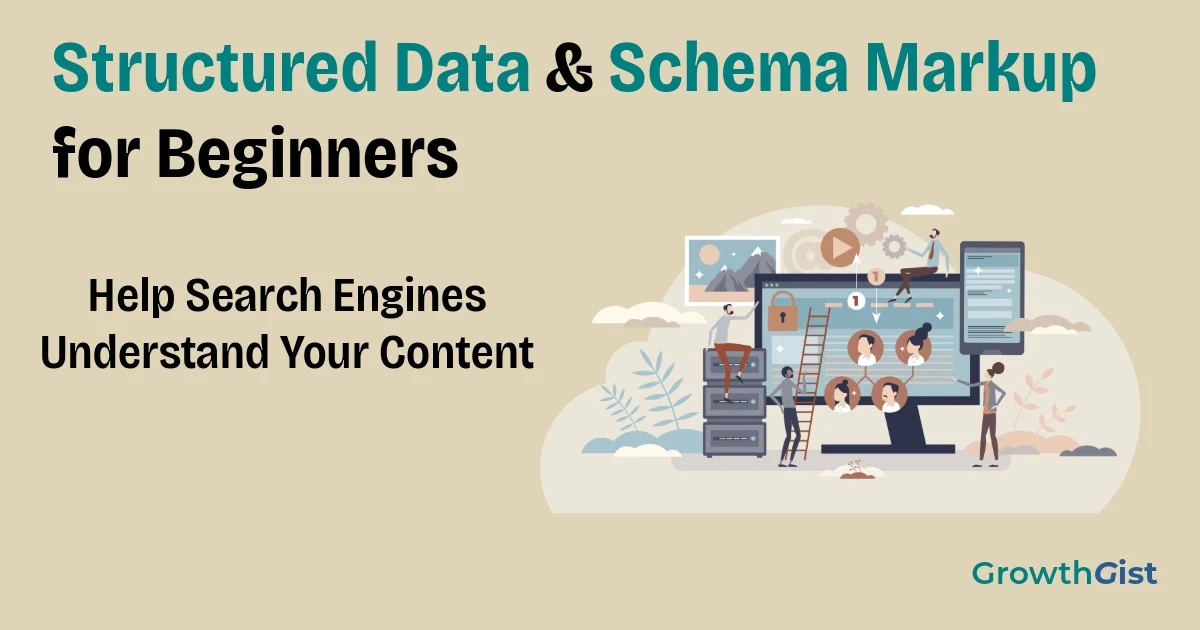 Structured Data and Schema Markup for Beginners featured image explaining how structured data helps search engines understand website content.